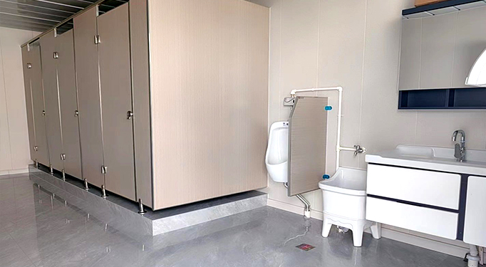 PREFABRICATED CONTAINER HOUSE FUNCTIONAL ROOMS